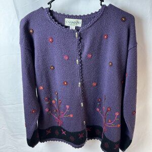 CAAMANO Limited Edition Peru Ladies 100% Alpaca Hand Knitted Sweater
